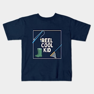 Reel Cool Kid - Fishing Fun Nature Kids T-Shirt